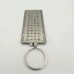 Aurebesh Tag Keyring