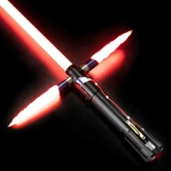 Crossguard Saber - Model Kylo -Padawan Outpost Shop neopixel lightsaber crossguard saber model kylo